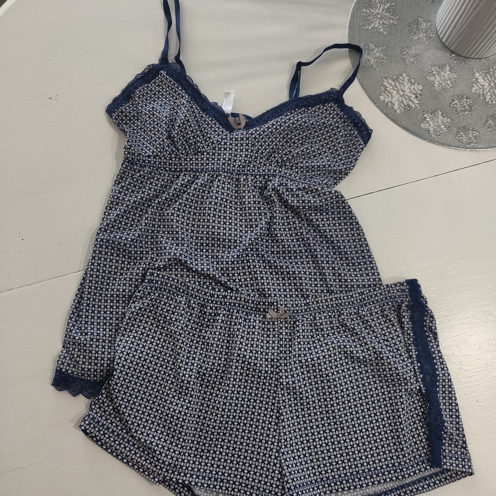 Lingerie short set blue